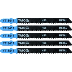 Brzeszczoty do wyrzynarek TYP T HSS do metali 8 TPI 5szt.