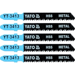 Brzeszczoty do wyrzynarek TYP T HSS do stali 12 TPI 5szt.