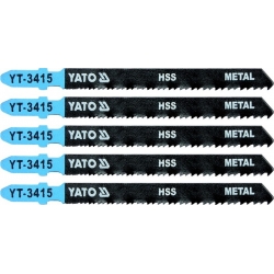 Brzeszczoty do wyrzynarek TYP T HSS do metali 24-10 TPI 5szt.