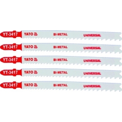 Brzeszczoty do wyrzynarek TYP T BI-METAL 10-5 TPI do drewna i metalu 5szt.