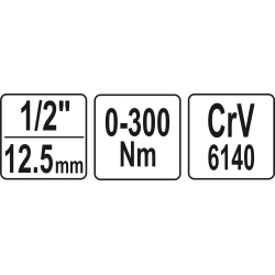 KLUCZ DYNAMOMETRYCZNY WYCHYLNY 1/2