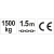 WCIĄGNIK ŁAŃCUCHOWY-DŹWIGNIOWY 1,5T ,WYSOKOŚĆ PODNOSZENIA 1,5m