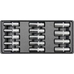 WKŁAD DO SZUFLADY NASADKI DŁUGIE 8-21MM 1/2" 14CZ