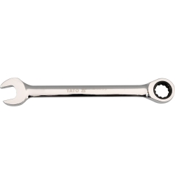 Klucz płasko-oczkowy z grzechotką 72T 13mm