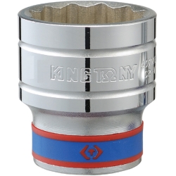 Nasadka krótka 1/2'' 33mm x 46mm 12-kąt. CHROM