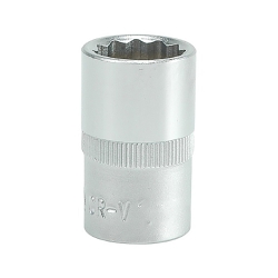 Nasadka dwunastokątna, krótka 1/2" 16mm