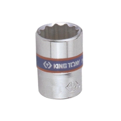 Nasadka krótka 1/4'' 11mm x 24mm, 12-kąt. CHROM