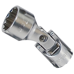 Nasadka krótka z przegubem 3/8" 12-kąt. 18mm