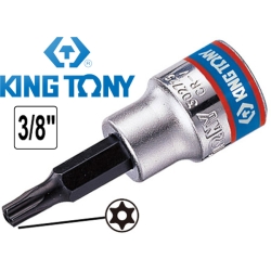 Nasadka 3/8'' z końcówką TORX z otworem T8 x 50mm