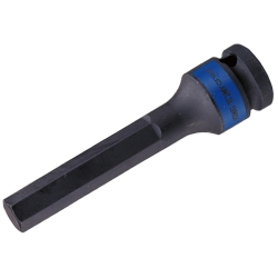 Nasadka udarowa długa 1/2'' z końcówką HEX H8 długość 100mm