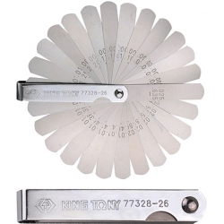 Szczelinomierz 26 listków 0.0015"-0.025" - 0.038mm-0.635mm