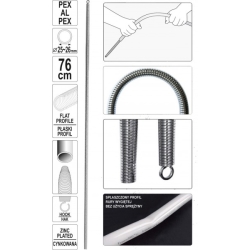 Sprężyna wewnętrzna do gięcia rur PEX-AL-PEX 25-26mm L=760mm