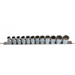 Nasadki na szynie 1/2", 12 cz, 10-24 mm / SELTA