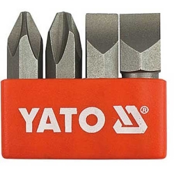 Bity do wkrętaka udarowego PH2, PH3, 8 mm, 10 mm 4szt.