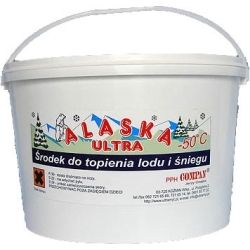 Granulat do topienia śniegu i lodu -50°C Alaska Ultra 5kg Chlorek wapnia