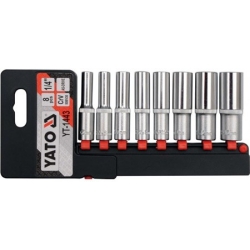 Zestaw nasadek długich 1/4'' 8cz. 5.5-13mm