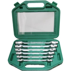Komplet klucze nasadowo-przegubowych 8-19mm 6szt.