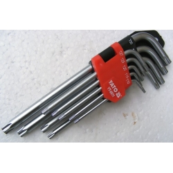 Klucze imbusowe TORX T10-T50 9cz.