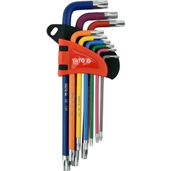 ZESTAW KLUCZY TORX TAMPERPROOF T10-T50 9SZT.