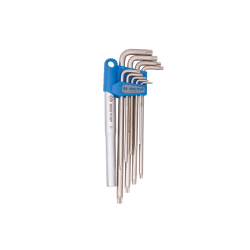 ZESTAW IMBUSÓW Z PRZEDŁUŻKĄ 10 szt. 1123 - TORX EXTRA DŁUGIE T10 - T50