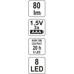 LATARKA INSPEKCYJNA MCOB LED MAGNET