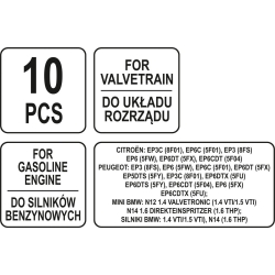 ZESTAW BLOKAD ROZRZĄDU PSA/MINI 10 ELEMENTÓW