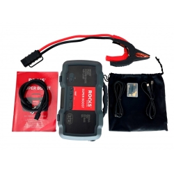 Rooks Super Boost – mocny starter 12V 2000A z kompresorem 10 bar i przenośnym zasilaniem 55,5 Wh