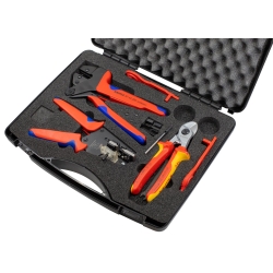Narzędzia do montażu instalacji fotowoltaicznych w zestawie Knipex