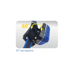 LATARKA CZOŁOWA 3W COB LED z czujnikiem ruchu