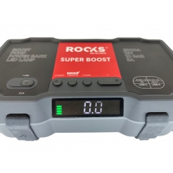 Rooks Super Boost – mocny starter 12V 2000A z kompresorem 10 bar i przenośnym zasilaniem 55,5 Wh