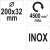 SZCZOTKA TARCZOWA 200MM ⌀32MM INOX DO SZLIFIERKI STOŁOWEJ