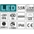LAMPA NAŚCIENNA OWALNA LED 5,5W
